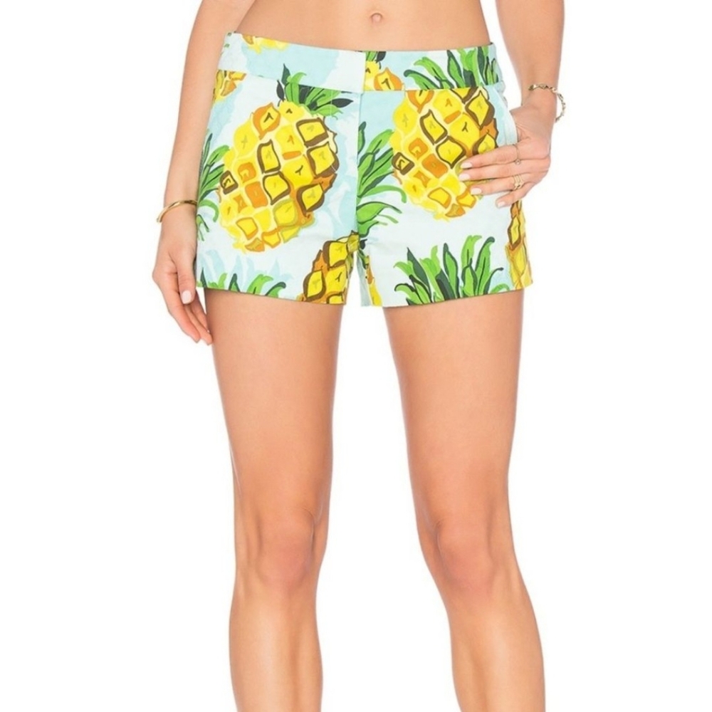 Trina Turk Casual Corbin Cotton Pineapple Shorts  2